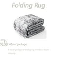 thumbnail image 3 of BERTHMEER 2' x 6' Abstract Hall Runner Rugs non-slip, Gray, 3 of 7