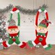 thumbnail image 3 of Decoración navideña Muñeco elfo de peluche Adorno colgante para árbol de Navidad A (2 piezas), 3 of 5