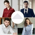 thumbnail image 4 of 200Pcs No Curl Collar Stays Collar Shaping Sticker White PVC Anti-Warping Edge Shaper Replaceable Invisible Non Wrinkle Stabilization Triangle Support Rack Sticker for Women Dress Shirts Gift 1set, 4 of 9