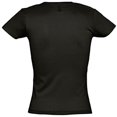 thumbnail image 2 of SOLS-  Camiseta de manga corta Miss para chica/mujer (Negro intenso), 2 of 2