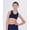 Navy, variant on Boxercraft YS101 Girls Support Your Team Bra-Navy-M