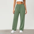 thumbnail image 6 of Viluyesy Women's Joggers Loose Fit High Waisted Drawstring Pockets Cinched Ankle Casual Lounge Athletic Workout Pants Green Size 2XL, 6 of 6
