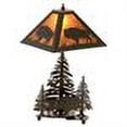 thumbnail image 2 of Meyda Tiffany 15380 Buffalo Lodge Style Vintage Table Lamp - Bronze, 2 of 2