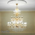 thumbnail image 5 of 18 inch x 18 inch x 1-5/8 inch Shell And French Twist Polyurethane Ceiling Medallion Single Pack, 5 of 6