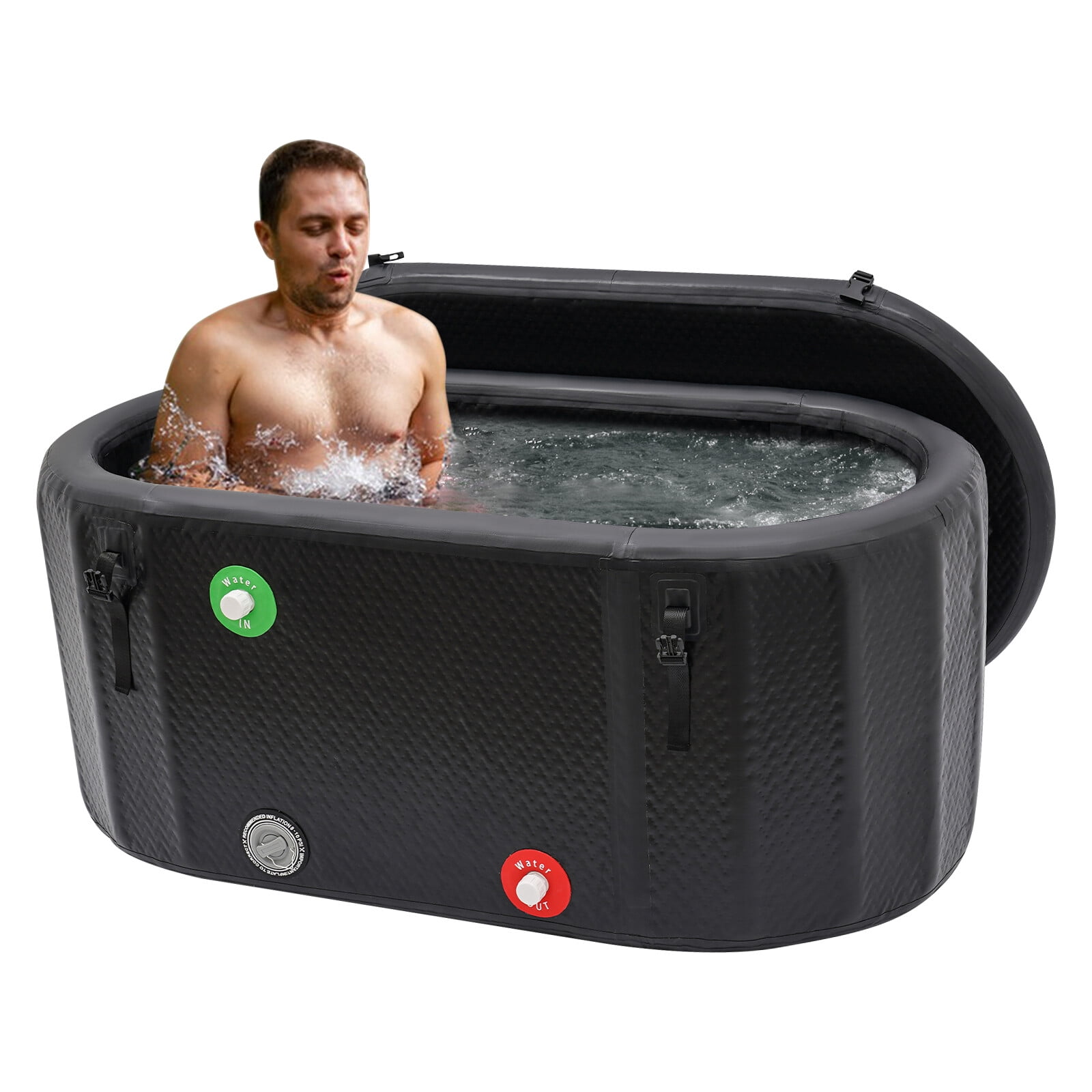 TFCFL Ice Bath Cold Therapy Plunge Inflatable Ice Bath Tub for Sports Recovery Therapy