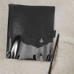 COOPHYA loose leaf binder black soft pvc Refillable A4 4-hole binder for Daily Planner Needs 1 Set Back to School