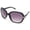 Purple, variant on Women's Oversized Round Retro Fashion Sunglasses Claudette Colbert Mambo Diva - Black