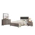 thumbnail image 1 of Topline Home Furnishings 4pc Grey Weather Twin Bed Set, 1 of 1