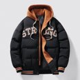 thumbnail image 3 of Parka Nueva llegada Casual para hombre Invierno Moda Con Capucha Chaquetas y abrigos acolchados de algodón Chaquetas de invierno para hombre Parkas Espesar Algodón cálido, 3 of 5