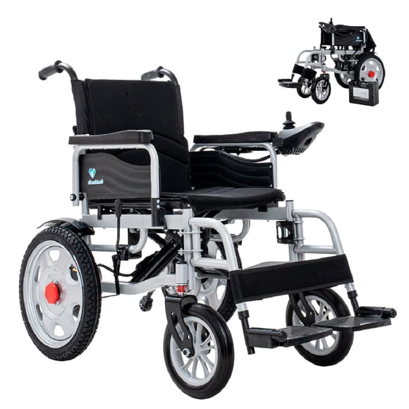 Gambimedic Silla De Ruedas Electrica Todoterreno Acero Llantas Neumaticas de Aire