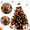 Halloween, variant on DIY Winter Christmas Tree Kit, Blue White Lighted Mini Tabletop Tree with Snowflake Ornaments, Holiday Craft Decor