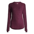 thumbnail image 2 of ClimateRight by Cuddl Duds Stretch Fleece Women's Long Sleeve Crew Neck Base Layer Top, Sizes XS to 4X, 2 of 6