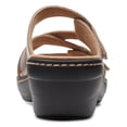 thumbnail image 5 of Clarks Womens Merliah Karli Leather Strappy Sandals Metallic 12 Medium (B,M), 5 of 5