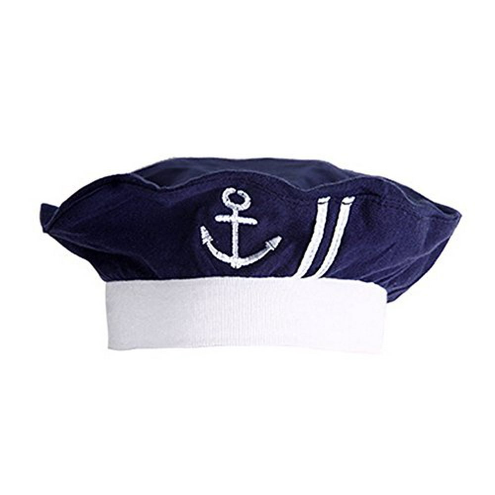 StylesILove Nautical Sailor Embroidered Baby Boy Hat, 3-12 Months (Navy ...