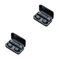 thumbnail image 2 of Tholdsy F9-9 Pantalla LED Smart Touch Auriculares inalámbricos Bluetooth 5.0 Auriculares estéreo deportivos a prueba de agua Negro 2piezas, 2 of 5