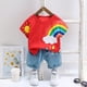 thumbnail image 3 of Conjunto de ropa de dibujos animados para bebés, niños y niñas, bonito traje de algodón de verano para niños de 1, 2 y 3 años, conjuntos de ropa para niños, camiseta y pantalones cortos CChocolate18M, 3 of 3