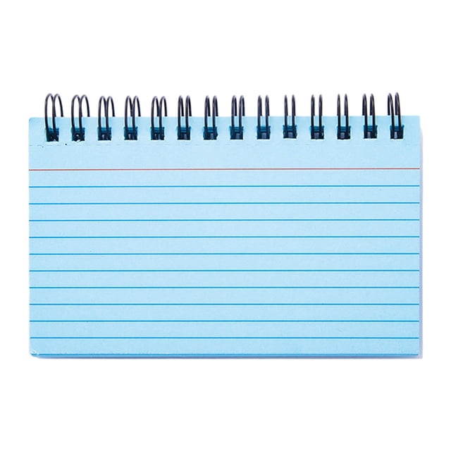 Btomtd Learning Office Supplies Student Notebook B5 Frosted Transparent Cover Coil Book Thickened Horizontal Line, Blue