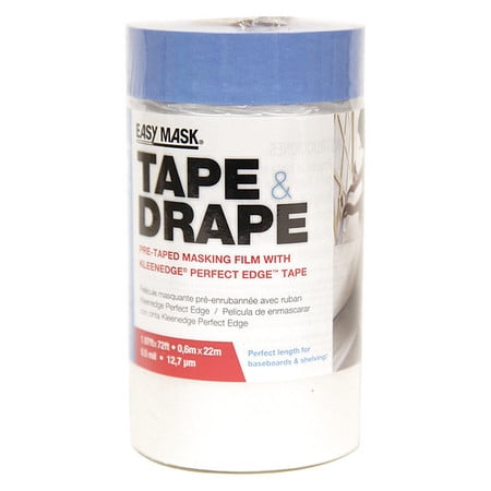 Fashion All The Time Pre Taped Plastic Drop Cloth