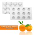 thumbnail image 5 of Orange Delight Silicone Dessert Mold Create Multi-compartment Pastry Chocolate Treats with Non-stick Diy Kitchen Mold, 5 of 5