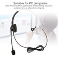 thumbnail image 3 of Business Headset, Durable Professional Telephone Headset Single Ear  for Telemarketing, 3 of 7