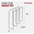 thumbnail image 4 of Rev-A-Shelf Baking Sheet Organizer for Wall/Base Cabinets, Chrome, 596-10CCR-52, 4 of 14