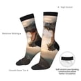 thumbnail image 4 of Fuzoiu Friendship Dragon Print Athletic Crew Socks for Men & Women,Casual Crew Socks,Above Ankle Crew Socks for Business, Casual, 4 of 6