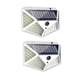 thumbnail image 3 of Billuyoard 4 Uds 100LED luz Solar pared exterior lámpara Solar alimentada con Sensor PIR de 4 lados inducción de movimiento 1-2 uds focos de luz solar Iluminación y accesorios No.02 Billuyoard HA007008-02B, 3 of 6