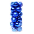 thumbnail image 1 of 24pcs Christmas Ball Ornaments Shatterproof Christmas Tree Balls Decorations Baubles Set Pink 8cm, 1 of 5