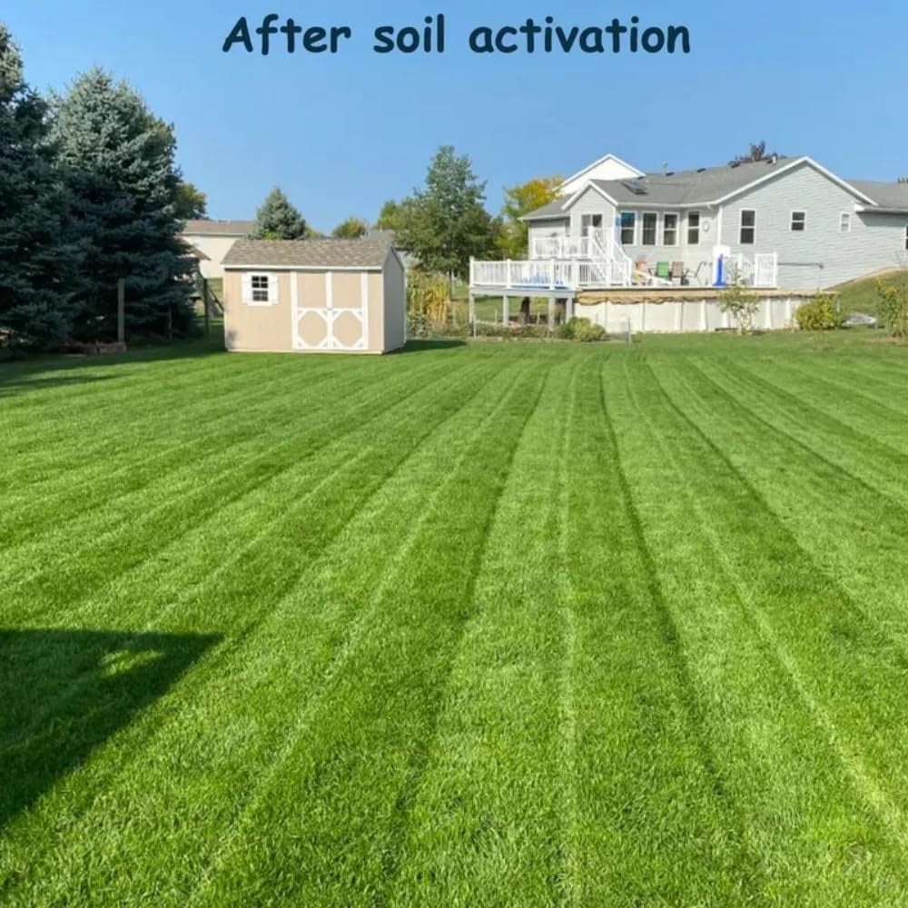 Soil Revitalizer for Plants, Lawn & Garden Soil Conditioner, Humic Acid Plant Food Enhancer for Root Growth & Nutrient Uptake.(2Pcs)