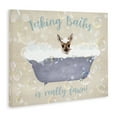 thumbnail image 3 of Stupell Industries Taking Baths Is Fawn Quotes and Sayings Painting Wrapped Canvas Canvas Art Print Wall Art, 40 x 30, 3 of 7