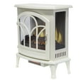 thumbnail image 1 of Muskoka 25 Inch Curved Front Panoramic Stove Glass Front, White EST-425T-50, 1 of 1