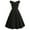 Black, variant on Uaswgudfs Off-Shoulder Sleeveless A-Line Dress: Flowy Summer Casual Essential with Defined Waist Black L