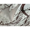 thumbnail image 4 of Ambesonne Dog Quilted Bedspread Set 3 Pcs, Hipster Puppy Glasses, King Size, White Tan Brown, 4 of 5