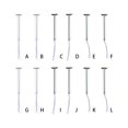thumbnail image 4 of Model Railway Lamp DIY Material Miniature Lamppost Train Layout Lightweight Post Street Lights Landscape Decorations Toys Gray（1:150）（Warm）, 4 of 6