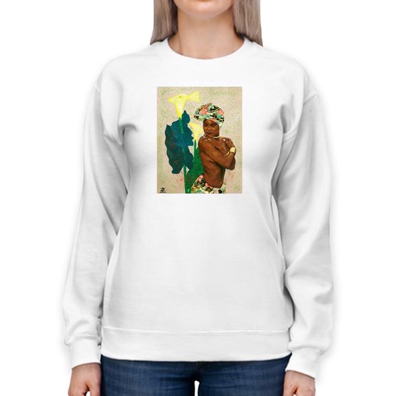 Woman Strong Ii Sweatshirt Women -Alonzo Saunders Designs, Female 5X-Large