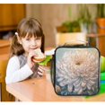 thumbnail image 6 of Square Lunch Bag 10.5*3.5*9.5 Inches Cooler Bag Lunch Bag Insulation Portable Durable Fashion Super Cute Chrysanthemum, 6 of 6