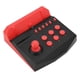 thumbnail image 3 of Arcade Game Joystick Plug and Play Fight Stick Controller with Burst Function for Switch Lite Black Red, 3 of 5