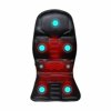 Car Chair Body Massage Heated Seat Cushion Back Neck Pain Massager Vibration Pad with Controller 100V-240V AC Adapter Cigarette Lighter Adapter