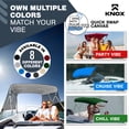 thumbnail image 4 of Knox T45F-Z4 85-90 in. Universal 4 Bow Bimini Top with Storage Boot for Boats, Light Gray, 4 of 7