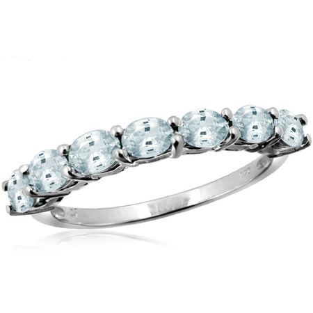 JewelersClub 0.98 Carat T.G.W. Aquamarine Gemstone Ring