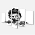 thumbnail image 2 of Double Exposure Woman With Hair - Portrait Canvas Art Print, 2 of 3