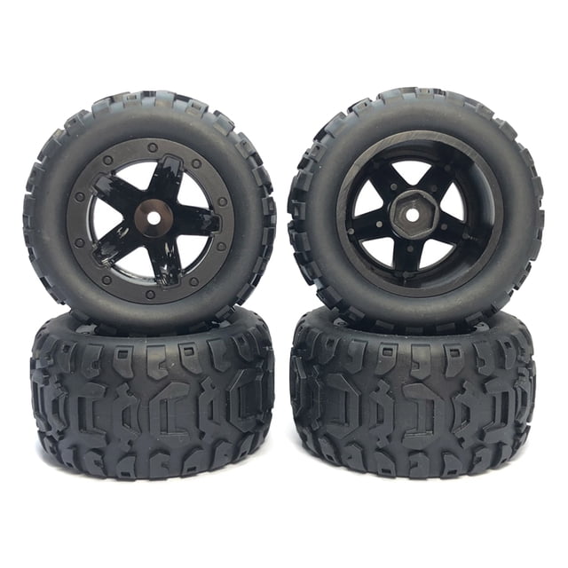 Neumático Rc 4 Uds RC neumático antideslizante goma rueda neumáticos suave RC neumático para 1/16 1/14 1/12 RC coche Tmvgtek libre de BPA