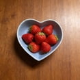 thumbnail image 5 of Whyan Ceramic Heart Bowl, Small Serving Dish, Colorful Bowl For Fruits, Candy, Salads & Home Decor(White-8cm), 5 of 7