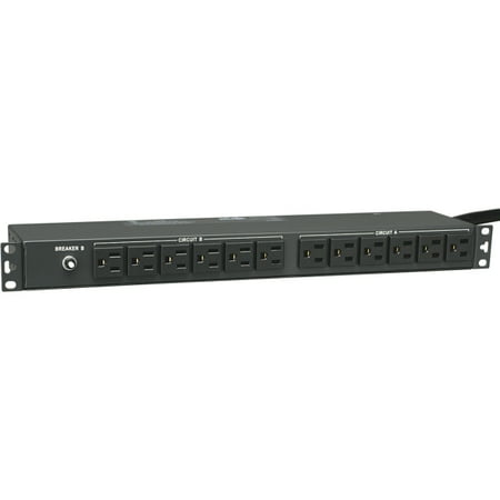 Tripp Lite PDU Basic 120V 30A 5-15R 24 Outlet L5-30P Horizontal 1URM - 24 x NEMA 5-15R - 24 - 1U 19