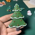 thumbnail image 4 of Adhesivo para refrigerador de Navidad de Año Nuevo, regalo, pegatina para ventana estéreo, decoración navideña, piezas de imán para frigorífico, 4 of 5