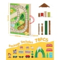 thumbnail image 5 of Sainsmart Jr. Ensemble de Train pour Tout-Petits, Cabane en Rondins Portable de 78 Pcs, Chemin de Fer de Table à Emporter avec Blocs de Construction pour Tout-Petits et Enfants de 3 Ans et Plus, 5 of 5