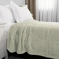 thumbnail image 5 of Jacquard Velvet Touch Blanket, Green 66" x 96", 5 of 5