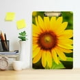 thumbnail image 6 of FMSHPON Sunflower Clipboard Hardboard Wood Nursing Clip Board and Pull for Standard A4 Letter 13x9 inches, 6 of 7