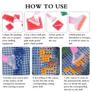 Abaima 59Pcs Diamond Art Painting Tool Kits,5D DIY Diamond Art Painting Accessories,Diamond Cross Stitch Kits with 28 Slots Diamond Embroidery Box,Diamond Dot Accessories