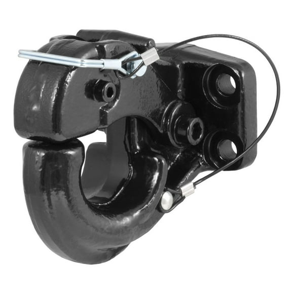 Curt Hitch 48205 Pintle Hook  10000 Pounds Gross Trailer Weight/ 2000 Pound Vertical Load; Black